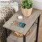 Narrow End Table with Outlets, USB C Port and 2 Drawers for Bedroom or Sofa